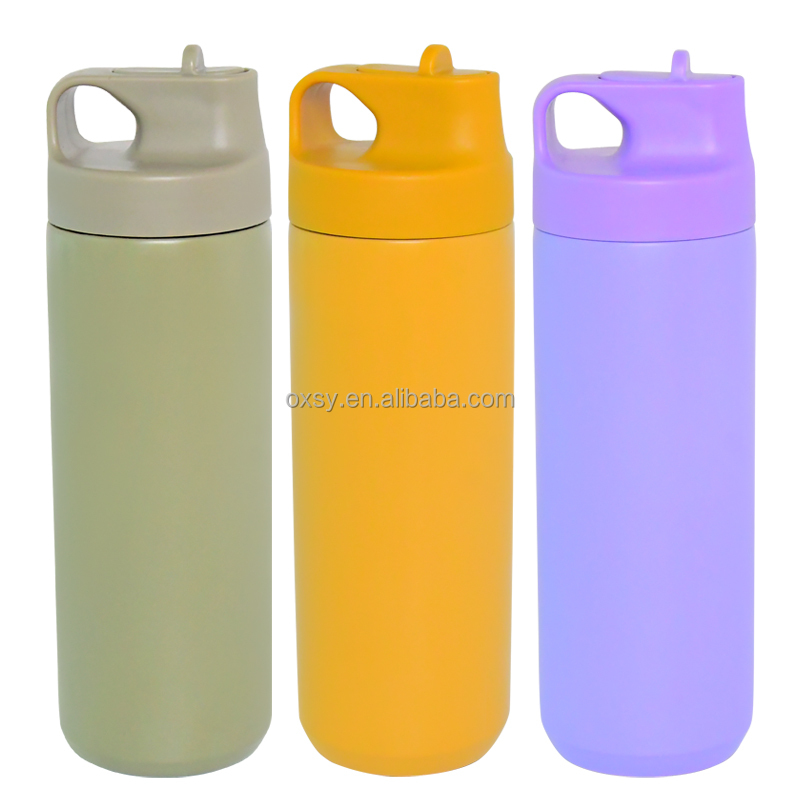 500ml Multi-color spray paint portable durable double wall Stainless Steel Vacuum Flask