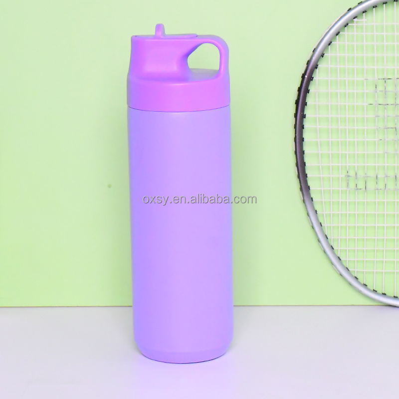 500ml Multi-color spray paint portable durable double wall Stainless Steel Vacuum Flask