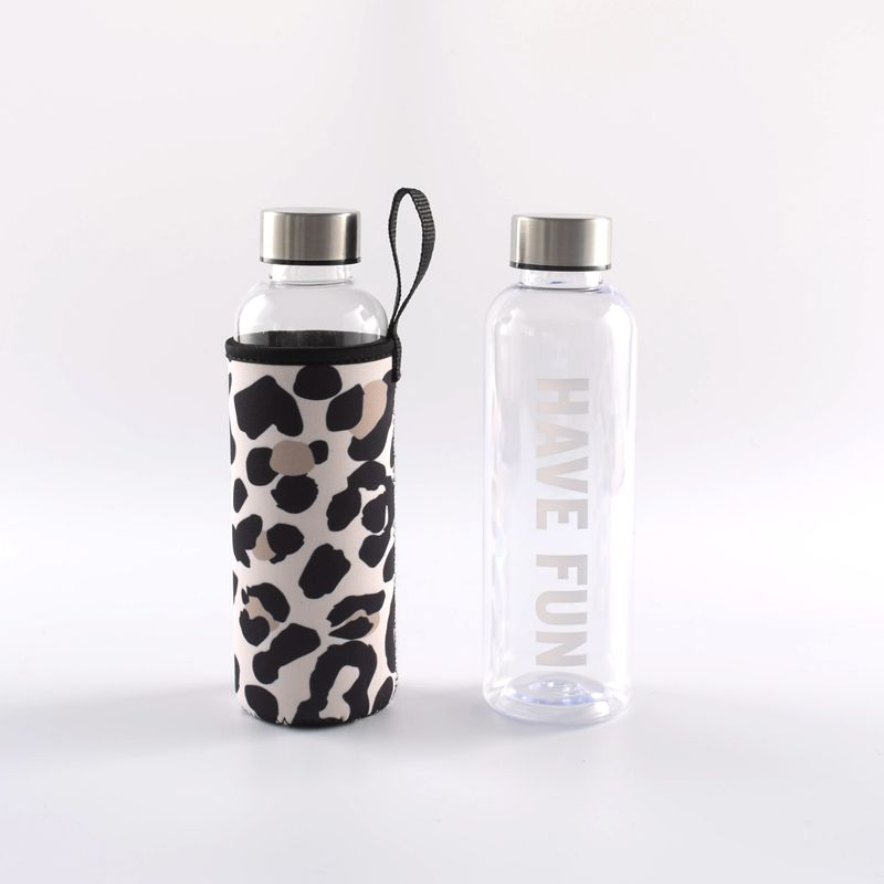 600ml Inzone Water Bottle Simple Design Customized Color Sublimation Promotion Hydrogen Water Bottle With Rope For Drinking