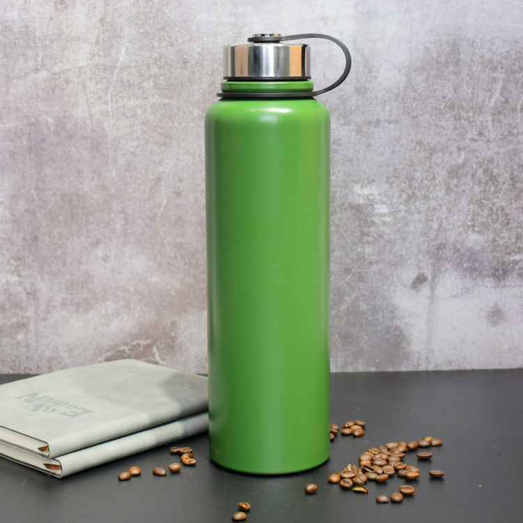 Big Capacity Double Wall Stainless Steel Vacuum Flasks Water Bottle Factory Wholesale Price 1100ml Egg Packing Travel CLASSIC