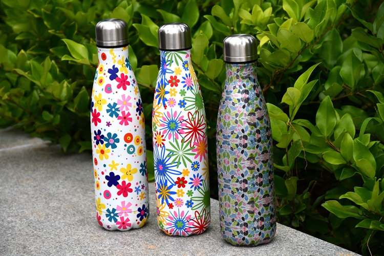 Cola Shape Double Wall Vacuum Seal Metal Custom Thermos Gym Sport Drink Bottle Stainless Steel Insulated Water Bottles