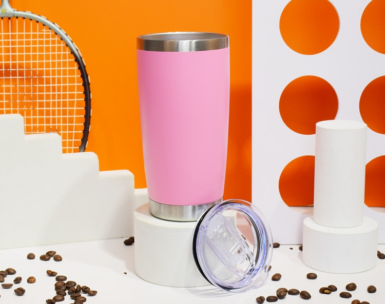 Customize 550ml Girls high appearance Customize car cup 20oz stainless steel vacuum thermos cup