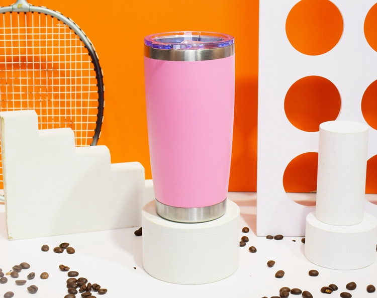 Customize 550ml Girls high appearance Customize car cup 20oz stainless steel vacuum thermos cup