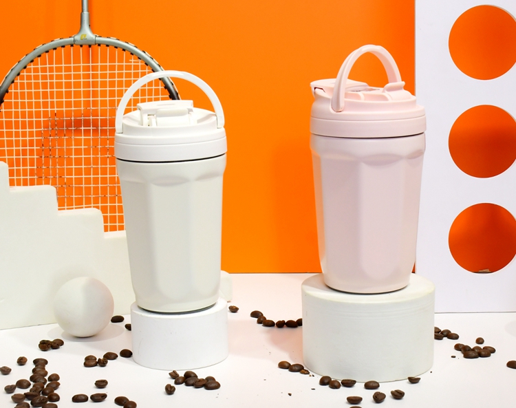 Discount eco friendly 12oz portable custom logo double wall stainless steel insulated custom printed thermo coffee mugs