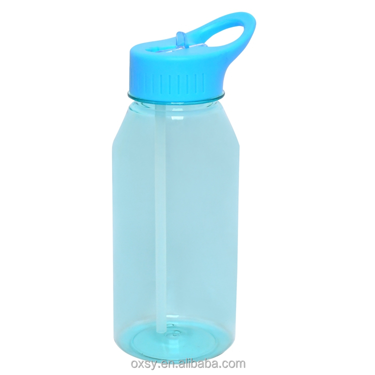 Eco friendly colourful drinkware bpa free  1L/32oz gym sport plastic water bottle With handle for Travel