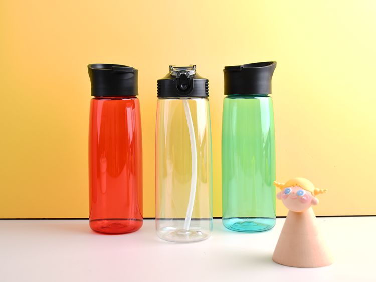 Eco friendly products Factory wholesale price drink bottle 800ml plastic sports water bottle with motivational time marker