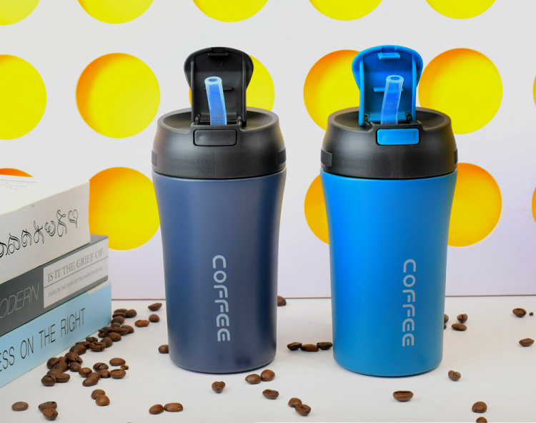 High quality durable thermal insulation cold portable new design environmental fashion stainless steel coffee mug