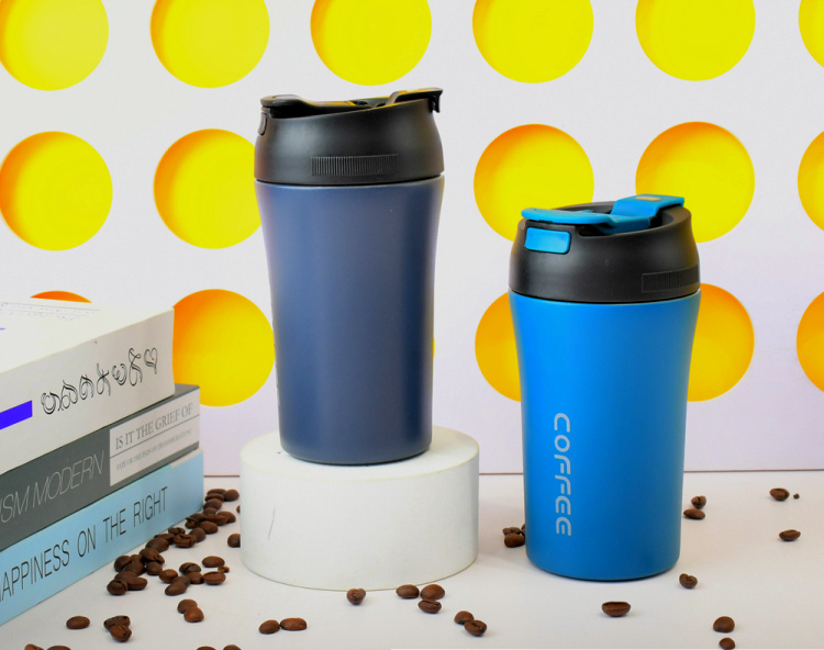 High quality durable thermal insulation cold portable new design environmental fashion stainless steel coffee mug