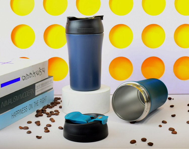 High quality durable thermal insulation cold portable new design environmental fashion stainless steel coffee mug