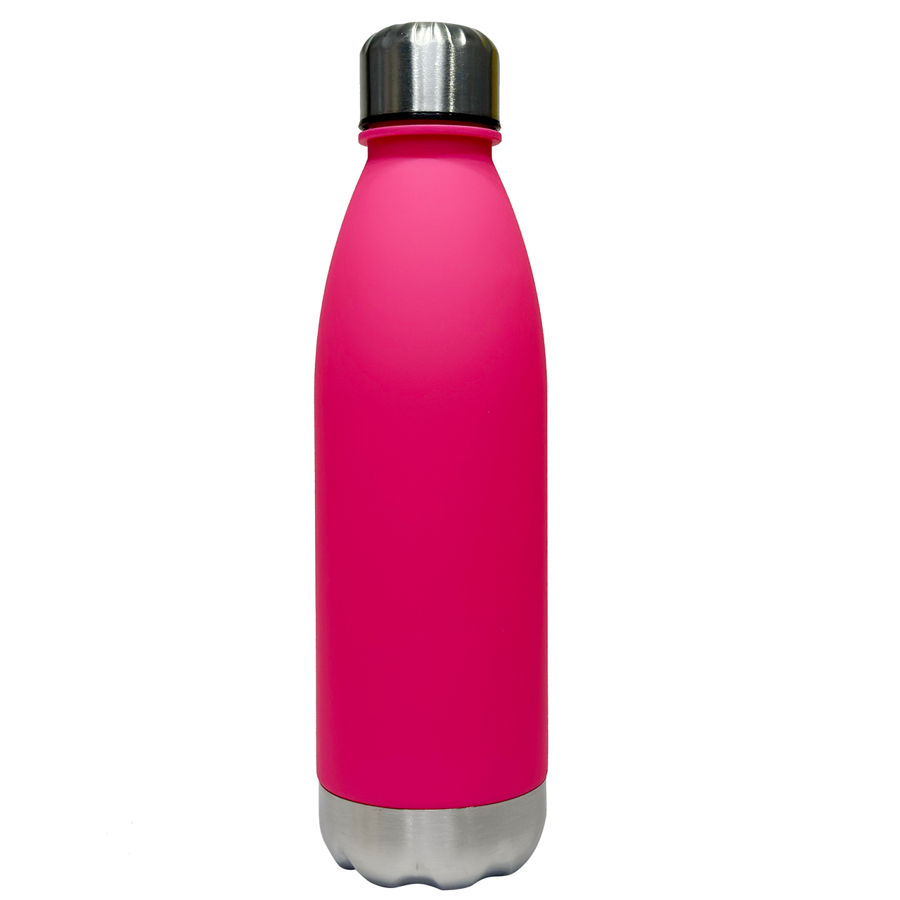 Multicolor BPA-Free Cola Shape Water Bottle Leakproof and Reusable with Stainless Steel Lid and Bottom for Sports