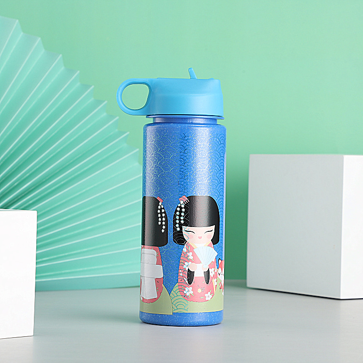 NEW product 2024 customized bpa free 700ml degradable material 24oz Plastic Wheat Straw Water Bottle for kids