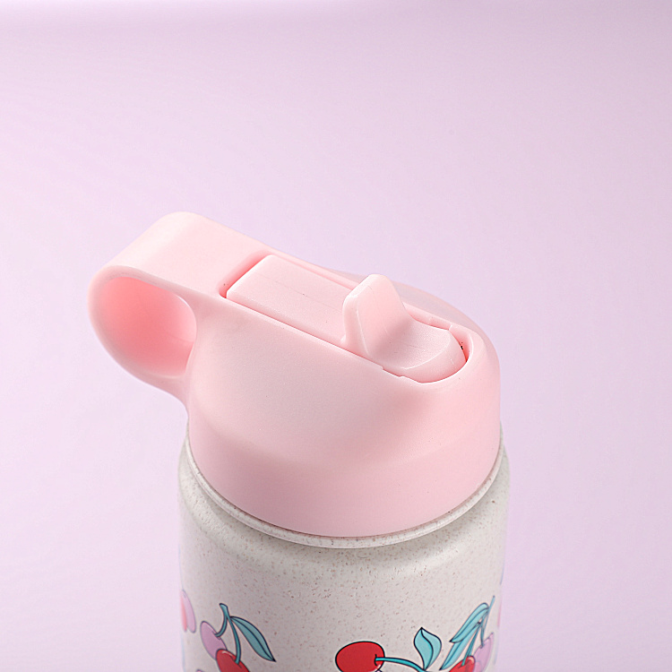 NEW product 2024 customized bpa free 700ml degradable material 24oz Plastic Wheat Straw Water Bottle for kids