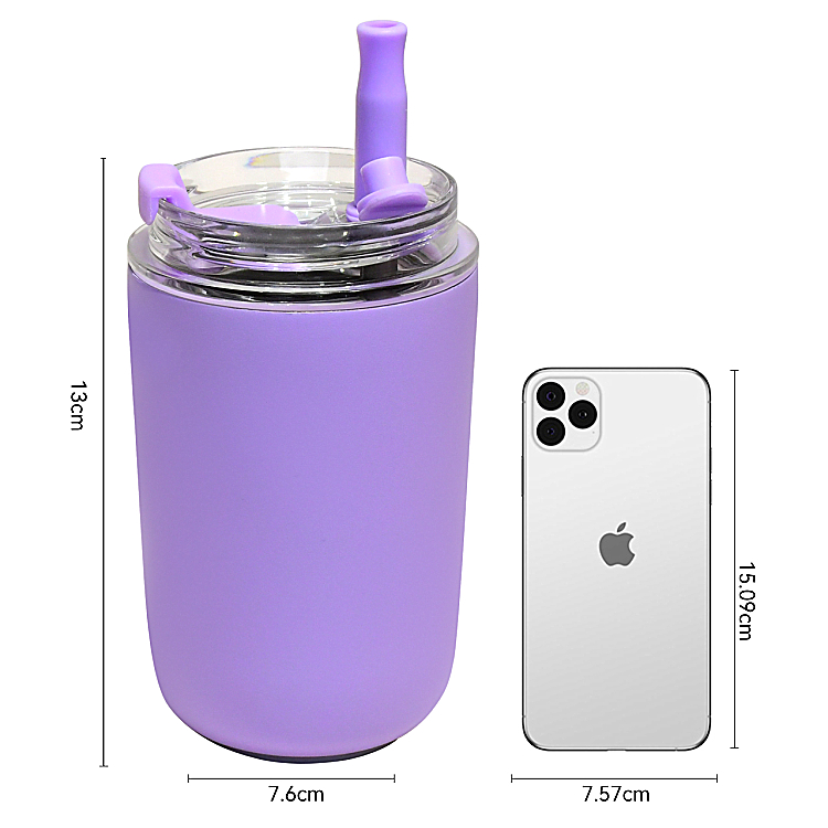 New Arrival Casual Cute 280ml mini pocket bpa free stainless steel double wall vacuum insulated thermos cup with lid and straw