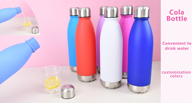 New Design 680ml Sports Drinking Bullet Vacuum Flask Insulated Plastic Sport Cola Water Bottle