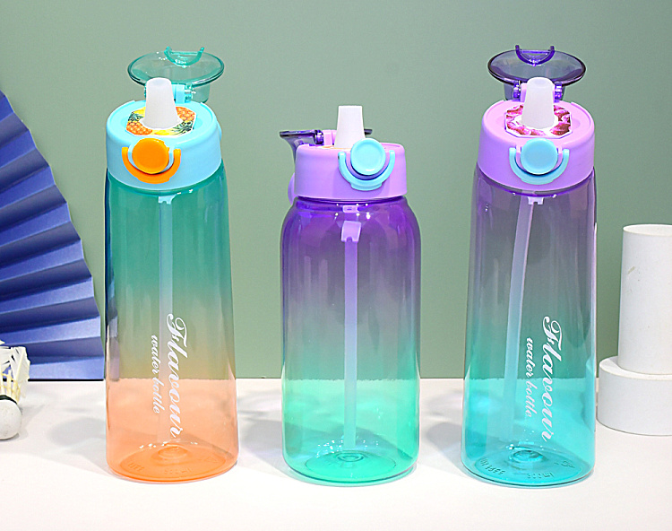 OXSY oem/odm bpa free  food grade custom logo 800ml tritan scent fruit Flavored Water Bottle with Flavour Pods