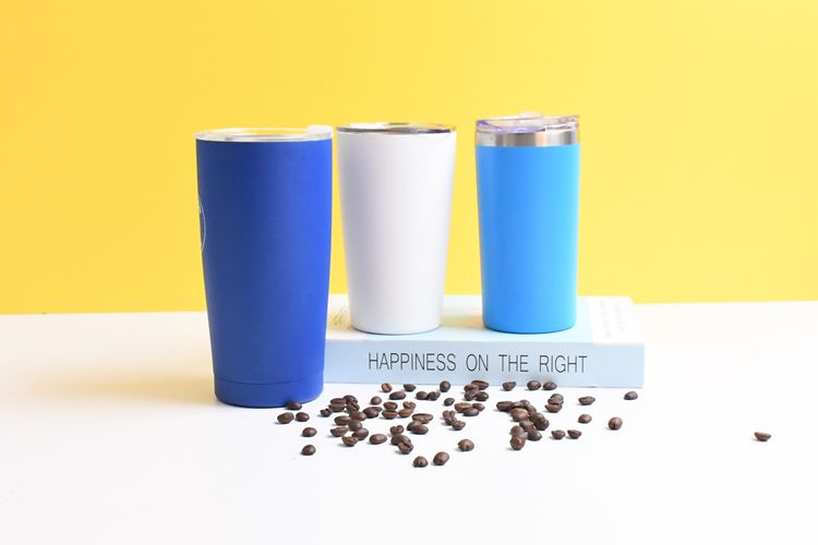 Wholesale 380ml/12oz water bottle 18/8 Stainless Steel Vacuum Insulated Travel Coffee Cup With Lid