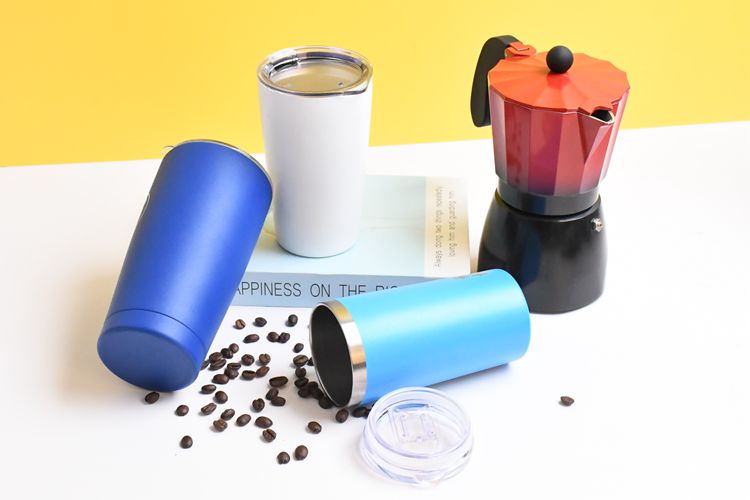 Wholesale 380ml/12oz water bottle 18/8 Stainless Steel Vacuum Insulated Travel Coffee Cup With Lid