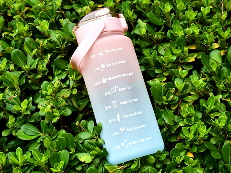 Wholesale Customized Bpa Free Plastic Eco Friendly Gym Water Bottle 2 Liter Sport Water Bottle