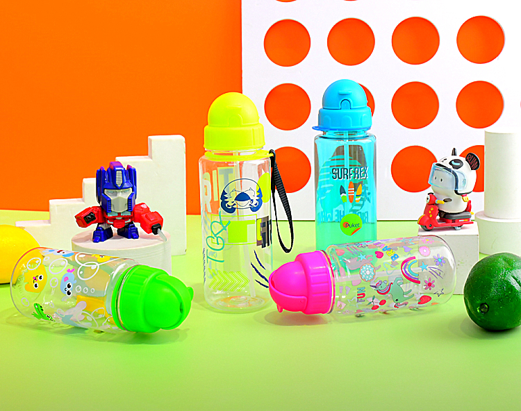 Wholesale price OEM/ODM Children's Cups cheap bpa free eco friendly kids plastic water bottle with custom logo