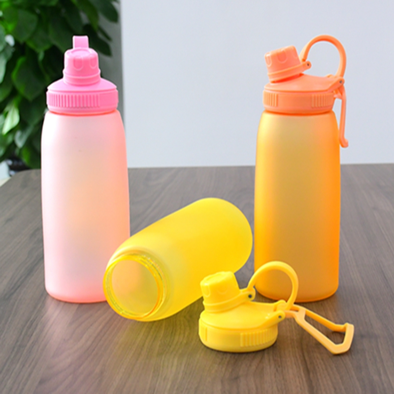 manufacturer direct selling wide mouth 32oz plastic water bottle with Multifunctional lid and silicone sealing ring