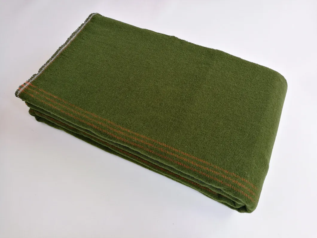 Custom Thick Warm Emergency Pure Wool Blanket