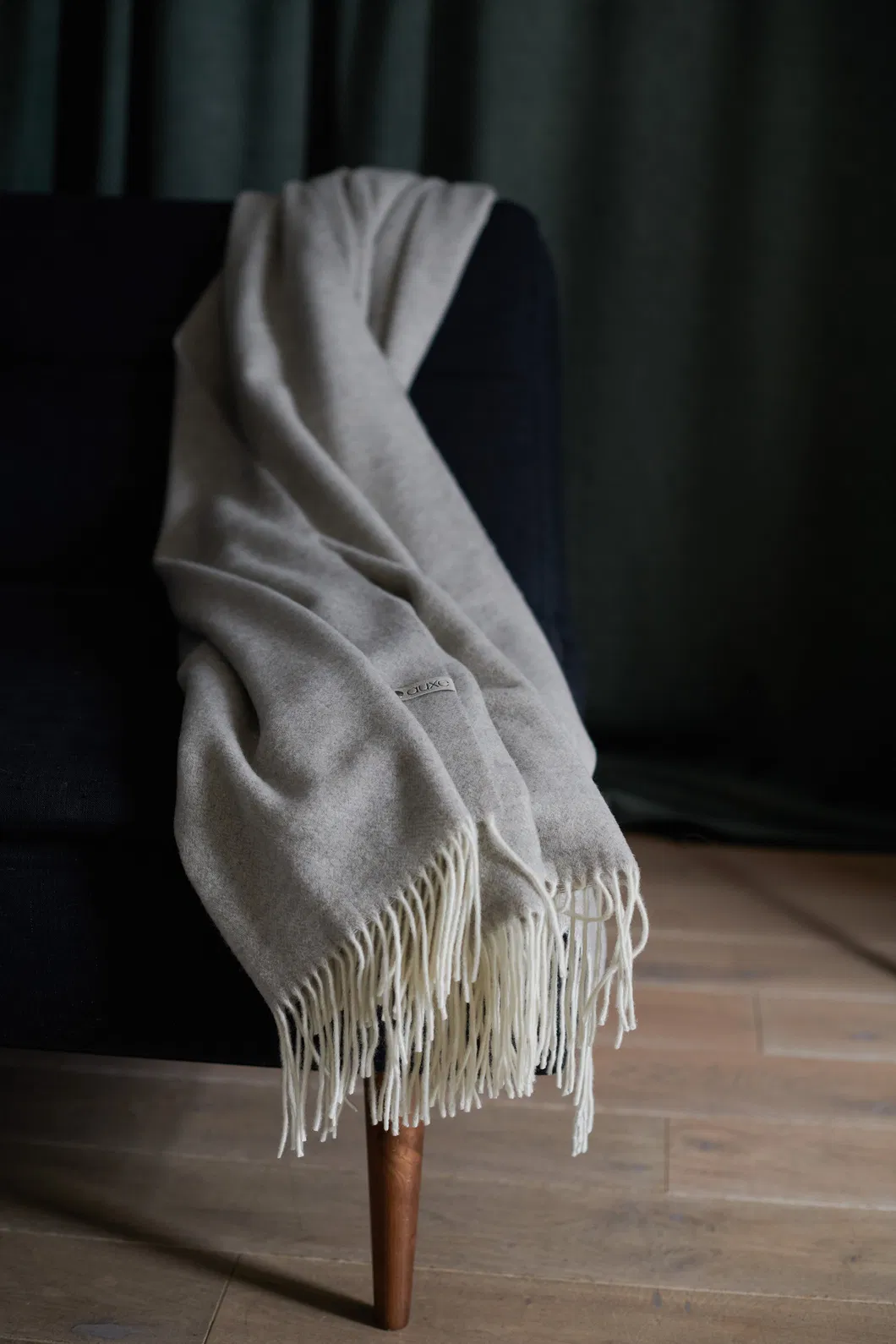 Factory Direct Supply Pure Woolen Cashmere Throw Blanket