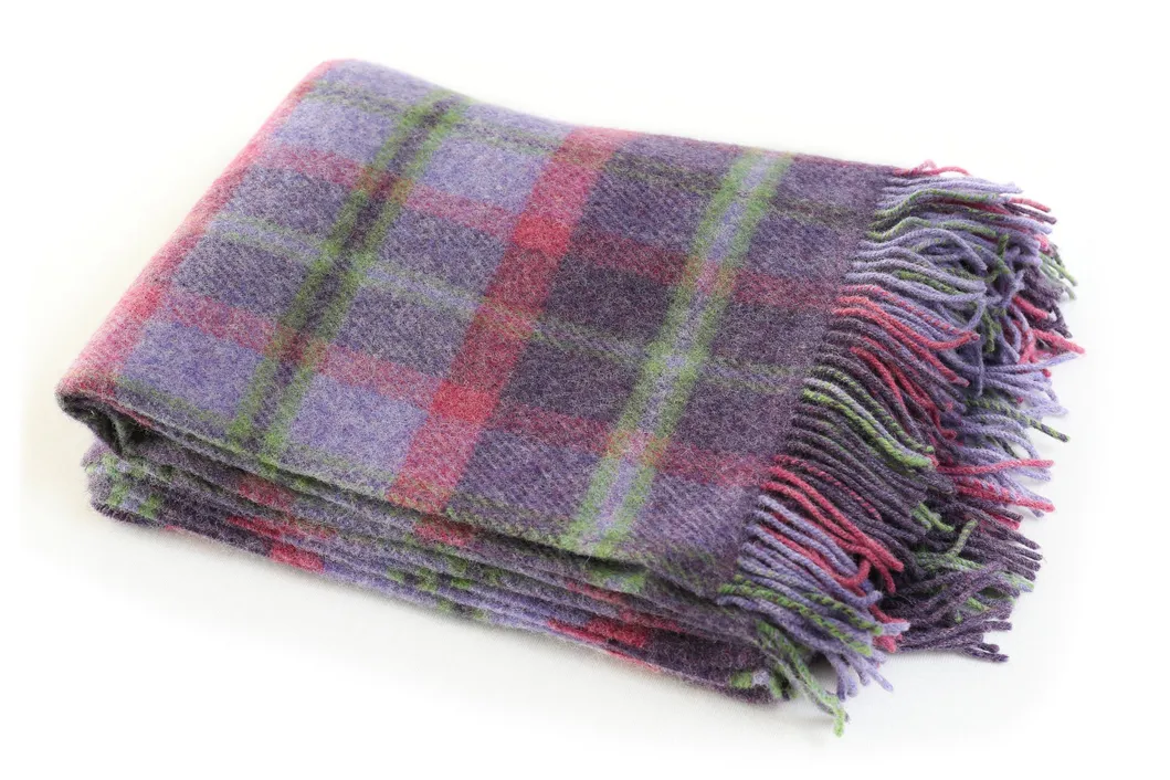 Hot Wholesale Thick Wovend Polyester and Wool Blend Blankets