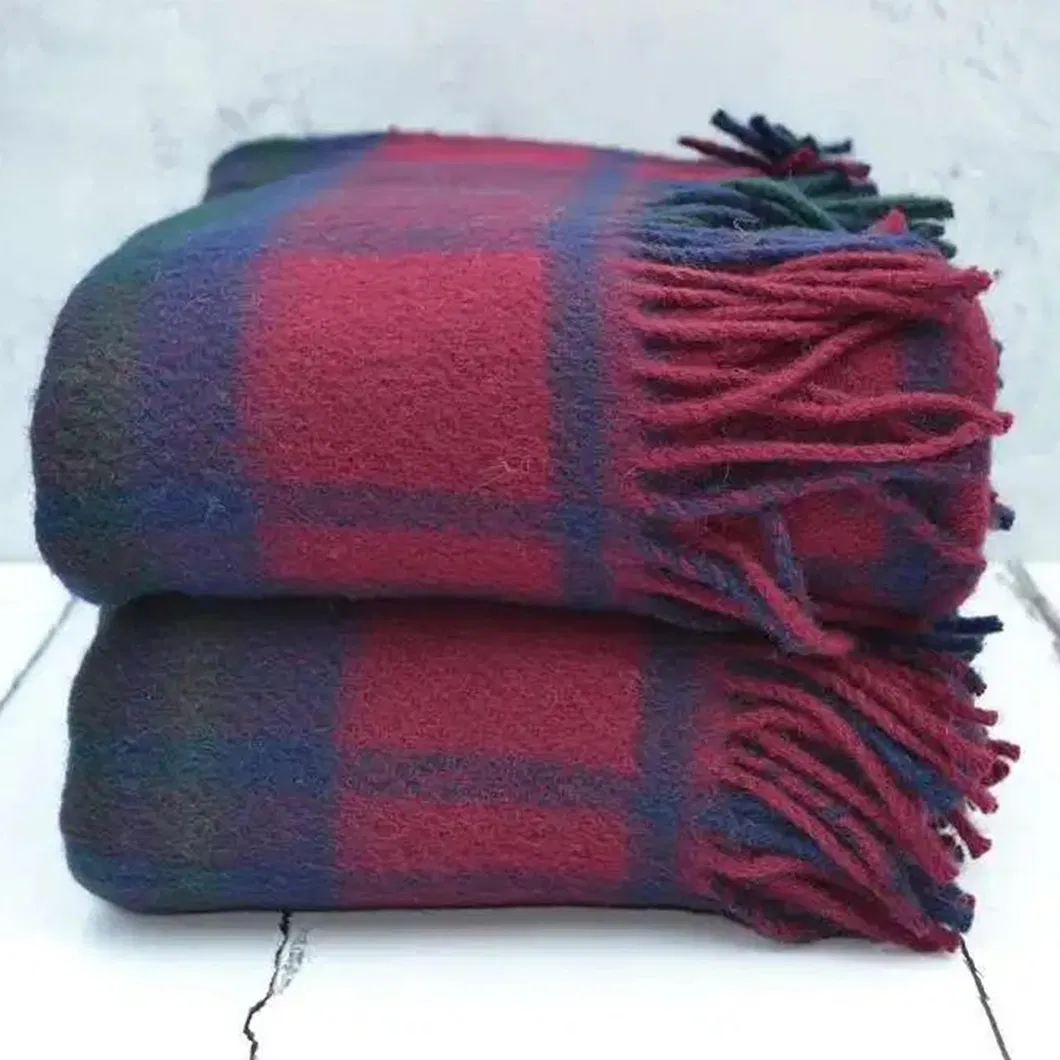 New Arrival Meirno Wool Throw Wool Blanket