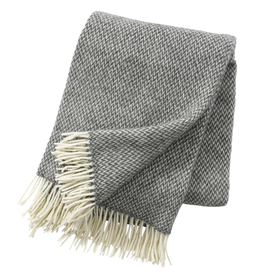 New Style Wool Herringbone Fashion Warm Fringed Wool Blanket