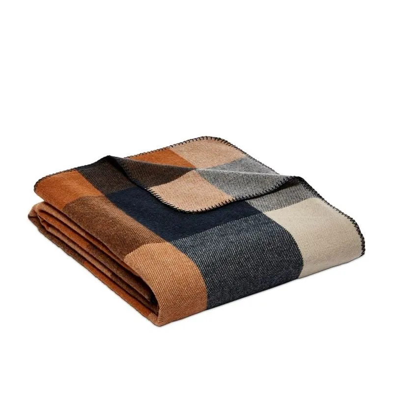 New Warm Fashion Pure Wool Blanket for Bedroom