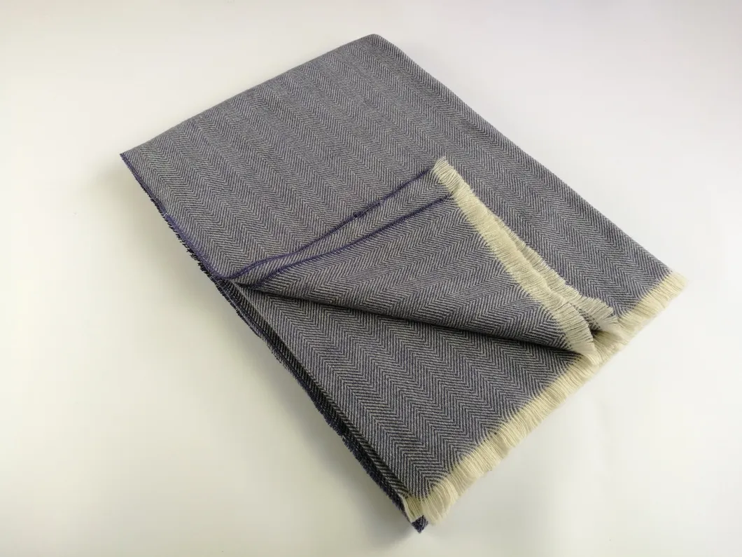 Solid Color Warm Home Cotton Blanket for Sofa