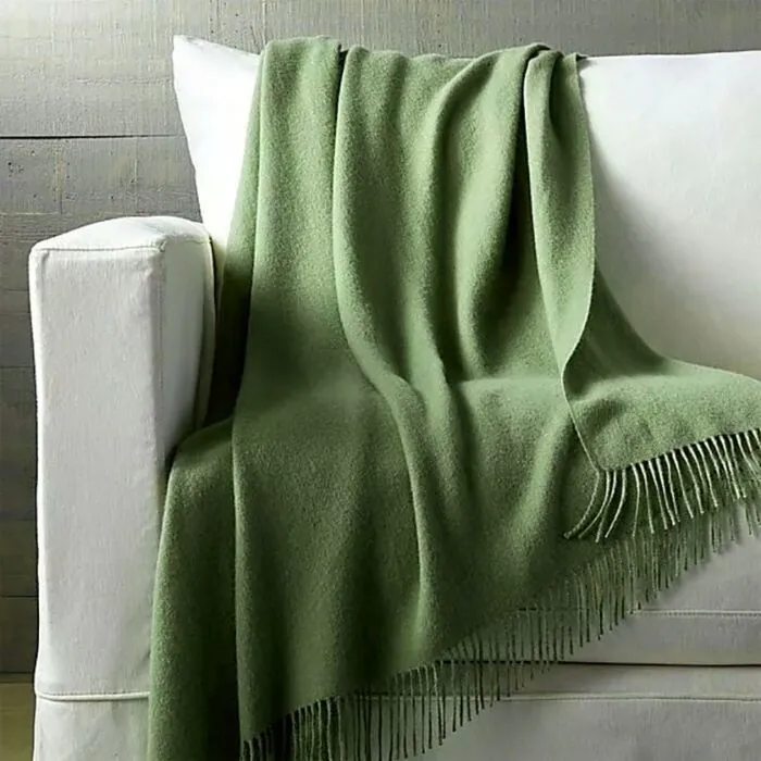 Super Soft Solid Au Wool Blanket for Homelife