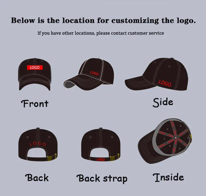 6 Panel Cotton Embroidery Logo Dad Hats Curve Brim Unstructured Style Baseball Caps with Custom Logo