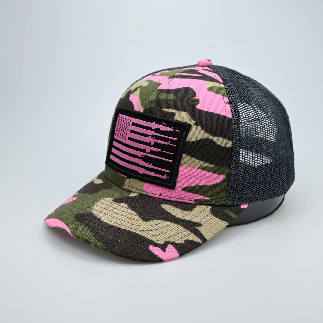 Custom Embroidery Logo Camo 112 Men Caps Trucker Hats