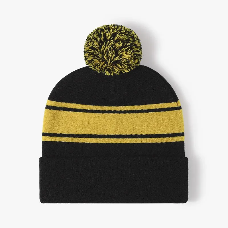 Custom Embroidery Logo with POM POM Beanie