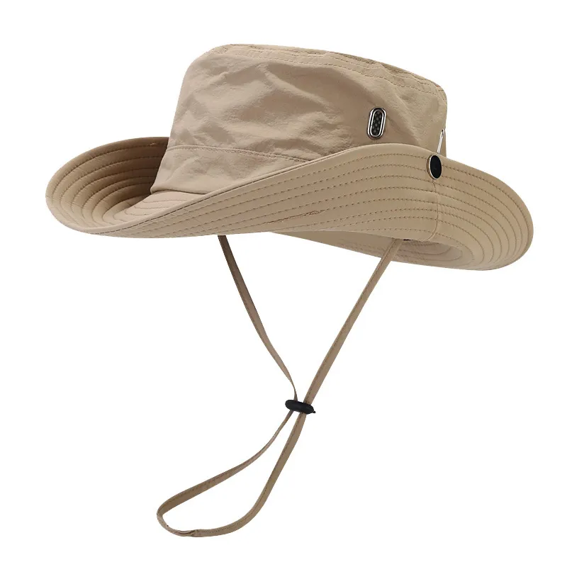 Custom Green Outdoor Camping Hiking Hat Fisherman Bucket Hat