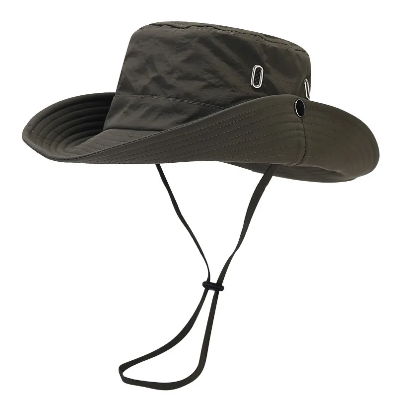 Custom Sun Cap Wide Brim Fishing Quick-Drying Fisherman Hat Boonie