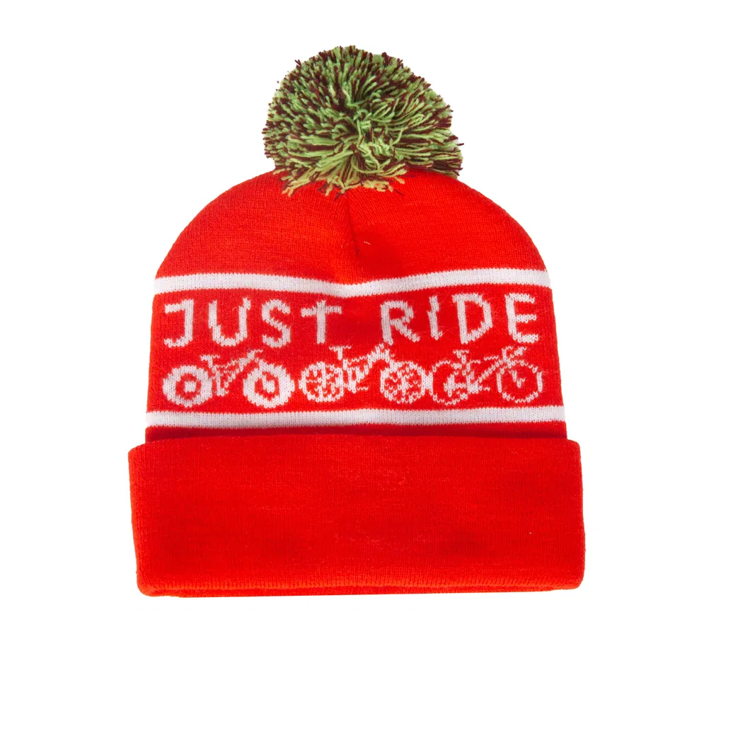 Designer Knitted POM POM Sport Bobble Hats Winter Beanie