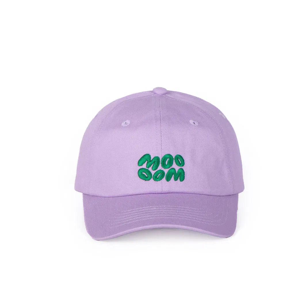 High Quality Wholesale 6 Panel Custom Embroidery 100% Cotton Unstructured Dad Cap Printing Dad Hats Caps