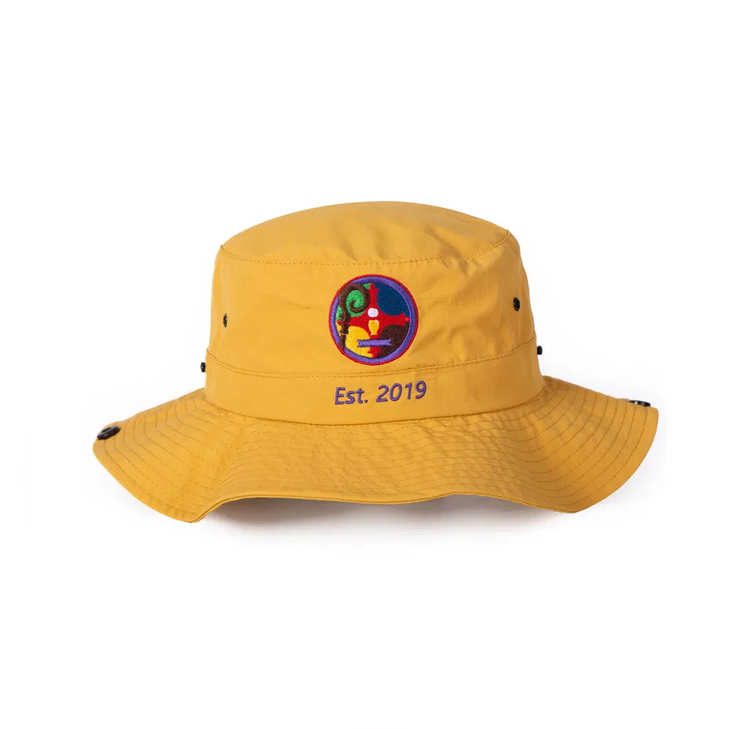 New Fashion Summer High Quality Cotton Custom Embroidery Bucket Hat Sun Hat