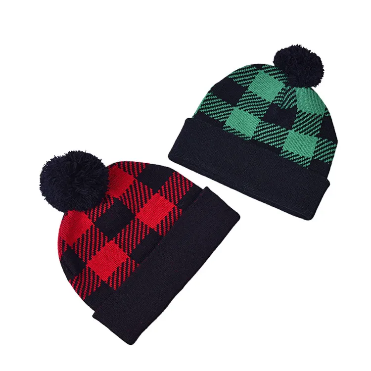 OEM High Quality Adults Unisex Colorful Warm Knitted Hat