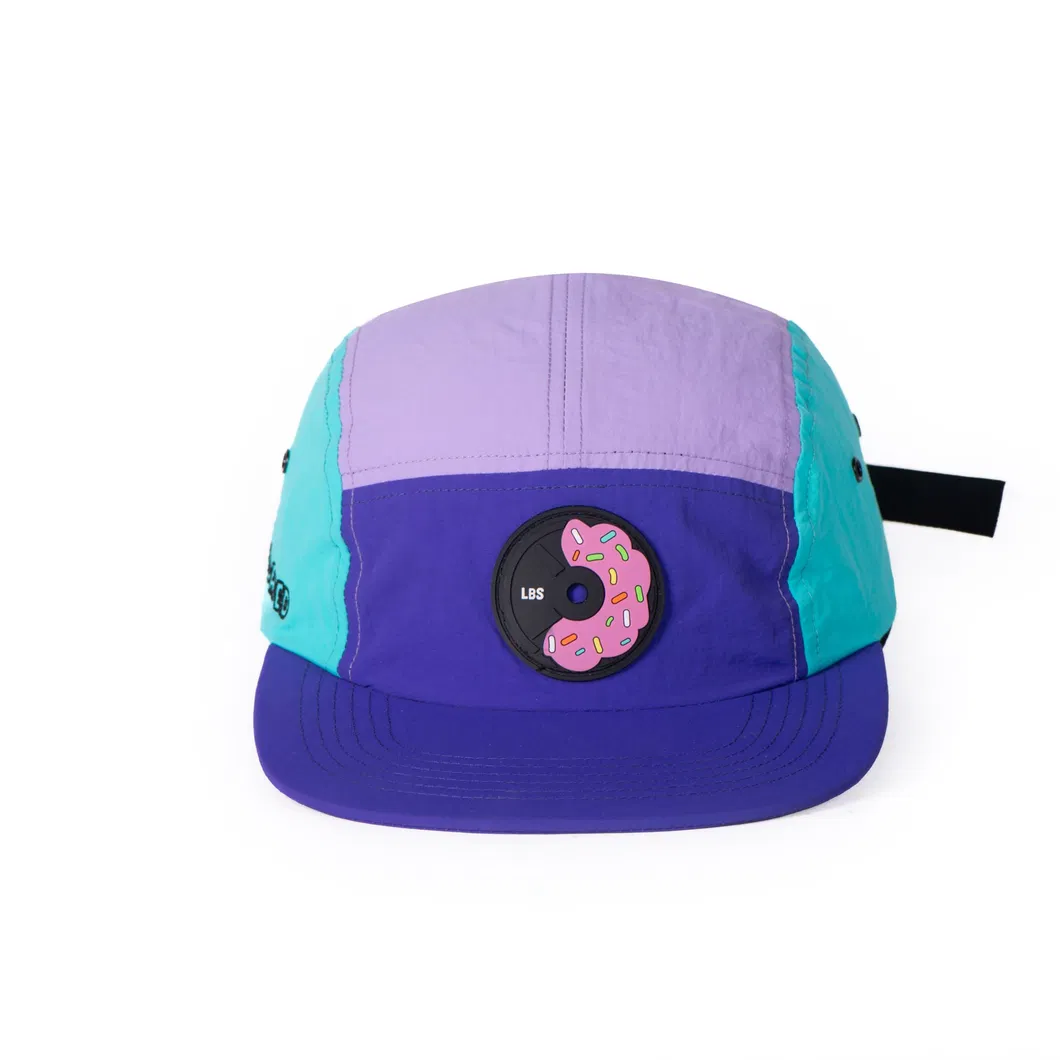 Soft Cap Camping Hat Gorras Cotton Strapback Custom Camper Running 5-Panel Five Panel Caps Hats for Kids