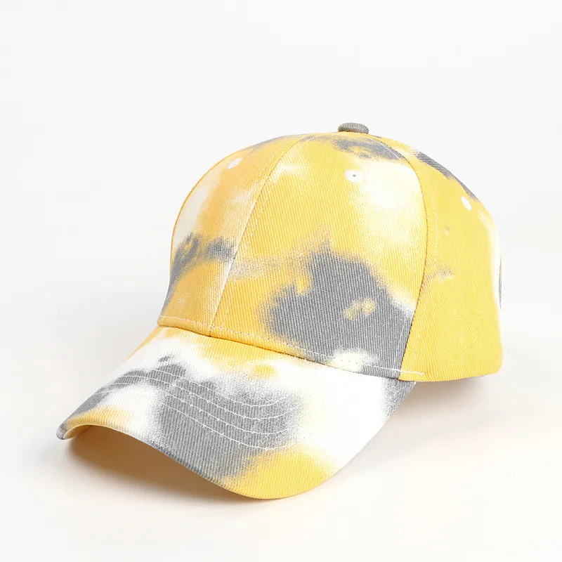 Tie-Dye Baseball Cap Spring Men Women Trend Lovers Colorful Snapback Hat Outdoor Adjustable Sun Bone Casquette