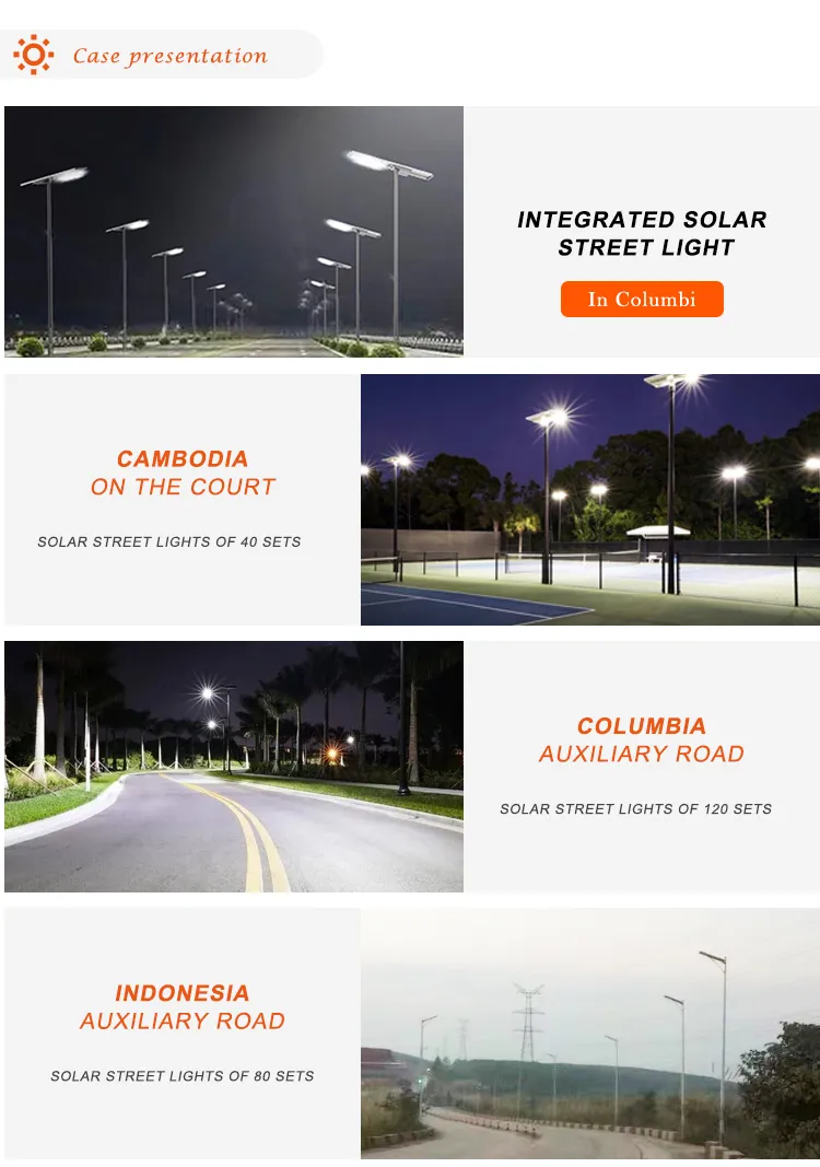 120W 150W Outdoor Lighting Energy Integrated Lamp Integrated LED Street Light 150 Watt