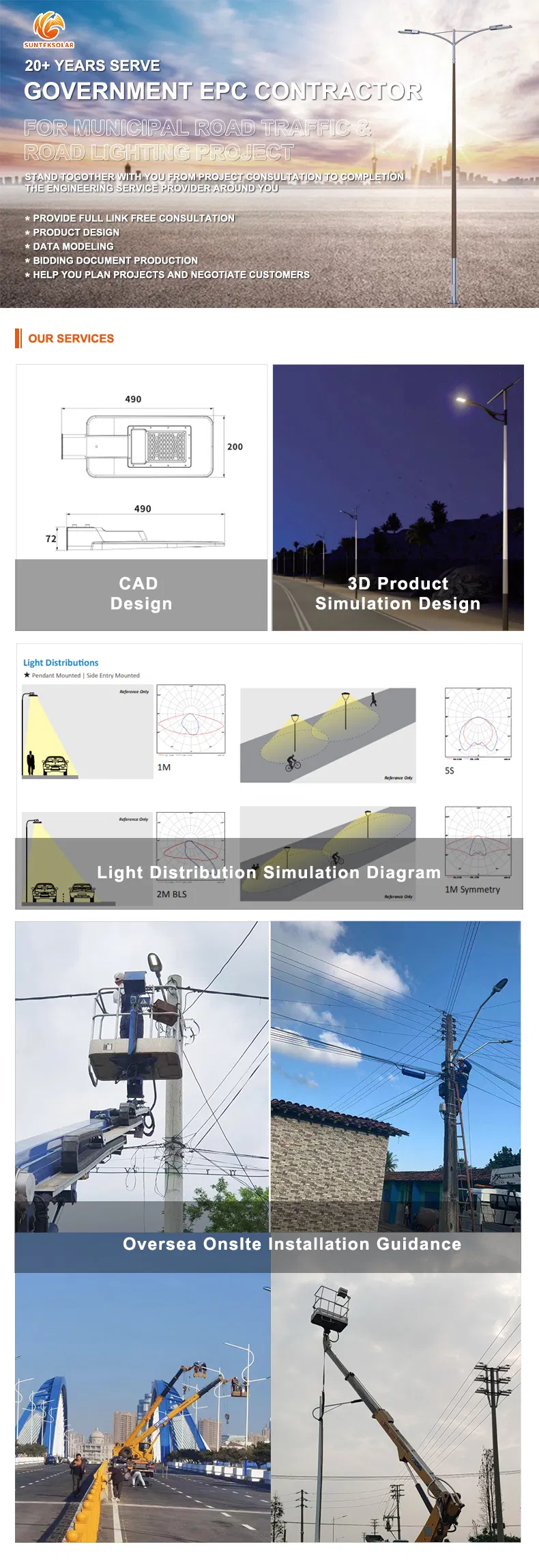 120W LED Street Light High Quality Factory Price