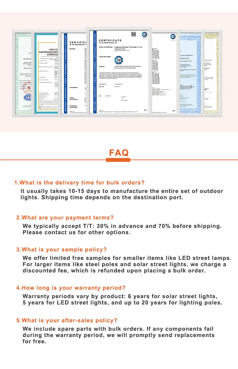 CE Approved Energy-Saving Lamps Integrated Solar Lights Street Lamp LED