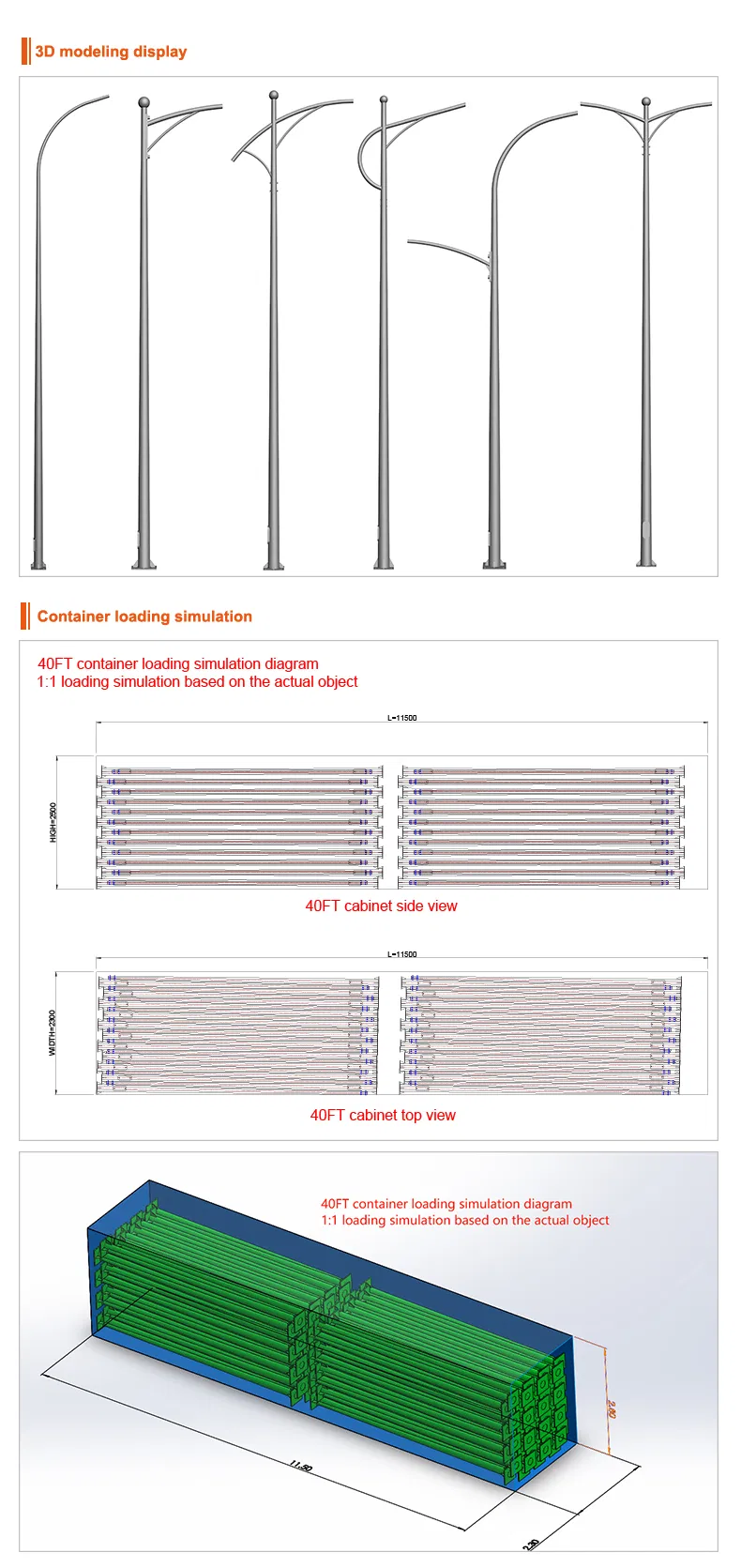 China Highway Outdoor Road Steel Metal Price 6m Galvanized Street Light Pole