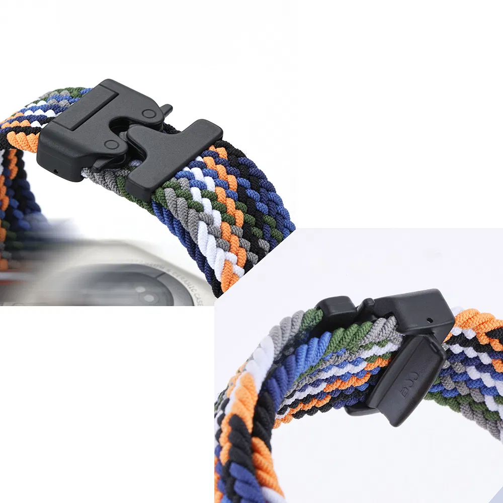 22mm Elastic Breathable Nylon Watch strap with Parachute clasp for GPS Watch Tracker NS06