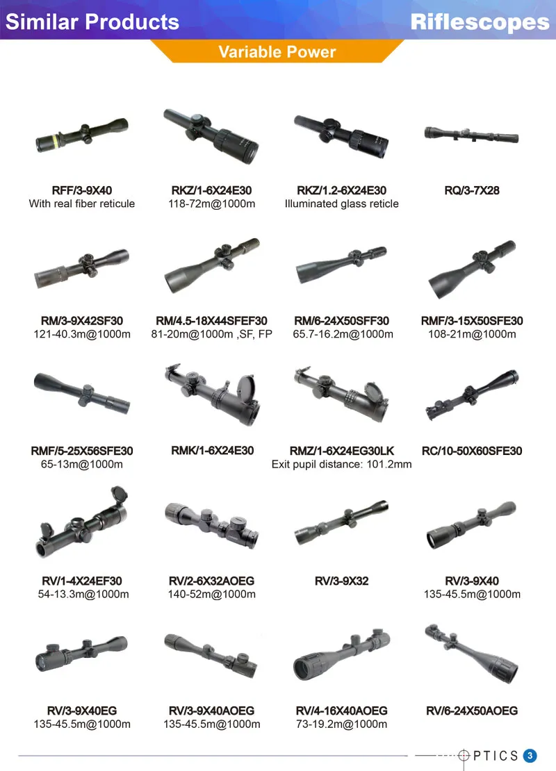 1.5-6X42 Dontop Optical Riflescope Hunting Scope