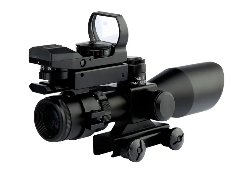 2.5-10X40 OEM Riflescope Red Dot Sight Laser Riflescope